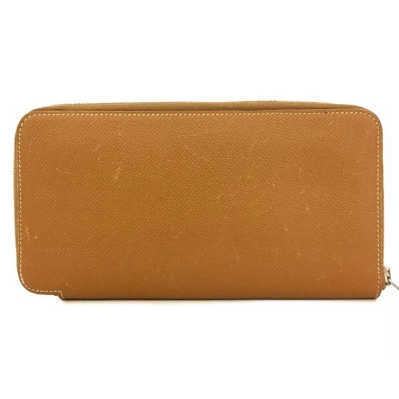HERMES Azap Silk In Veau Epsom Leather Zip Around Long Wallet - Picture 3 of 7